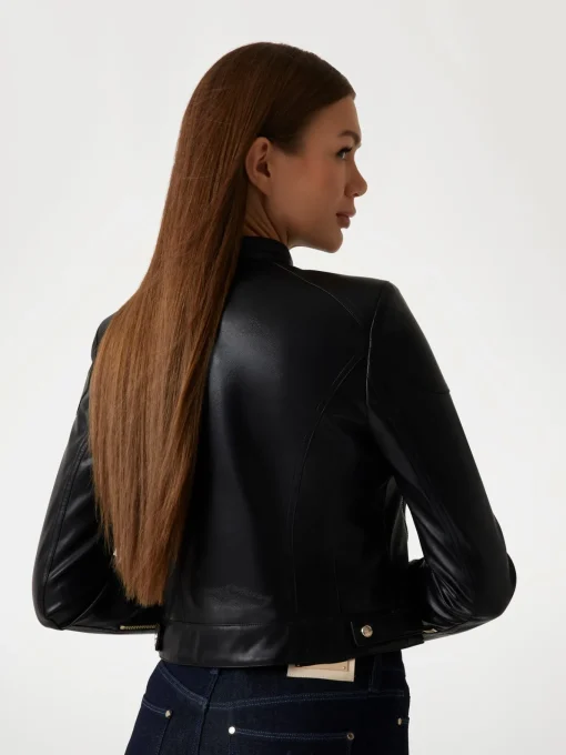 Damen Marciano by Guess Kunstleder-Bikerjacke