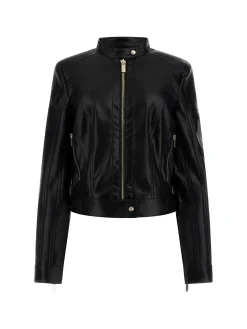 Damen Marciano by Guess Kunstleder-Bikerjacke