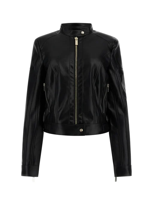 Damen Marciano by Guess Kunstleder-Bikerjacke