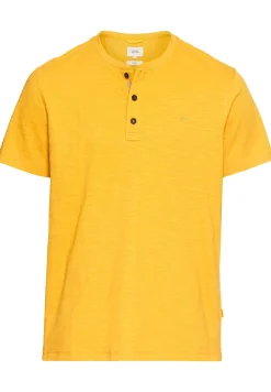 Herren Camel Active Kurzarm Henley aus Organic Cotton