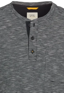 Herren Camel Active Kurzarm Henley aus reiner Baumwolle