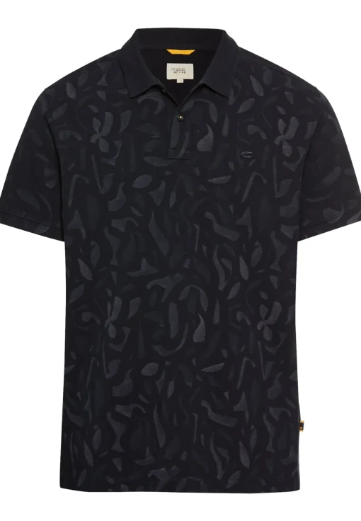 Herren Camel Active Kurzarm Poloshirt aus reiner Baumwolle