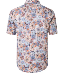 Herren Casa Moda Kurzarmhemd Floraler Print