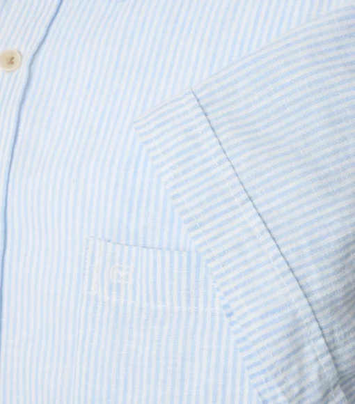 Herren Casa Moda Kurzarmhemd gestreift