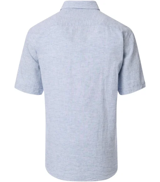 Herren Casa Moda Kurzarmhemd gestreift