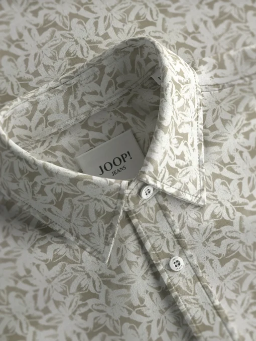 Herren JOOP! Jeans Kurzarm-Hemd Haris Gemustert
