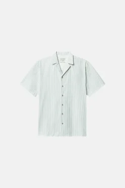 Herren Colours & Sons Kurzarmhemd in Seersucker-Optik