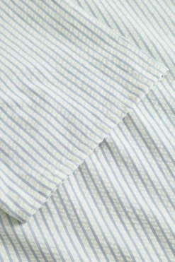 Herren Colours & Sons Kurzarmhemd in Seersucker-Optik