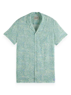 Herren Scotch & Soda Kurzarmhemd mit Allover-Print