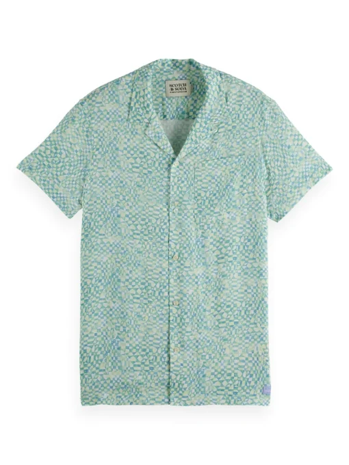 Herren Scotch & Soda Kurzarmhemd mit Allover-Print