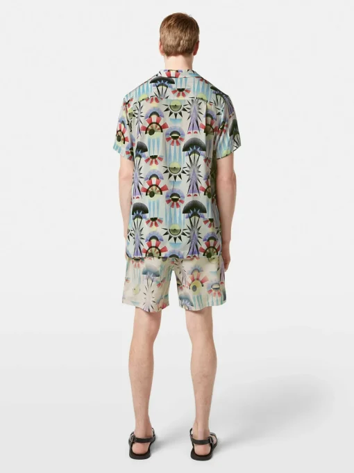 Herren Scotch & Soda Kurzarmhemd mit Allover-Print