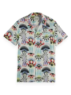 Herren Scotch & Soda Kurzarmhemd mit Allover-Print