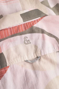 Herren Colours & Sons Kurzarmhemd mit Allover-Print