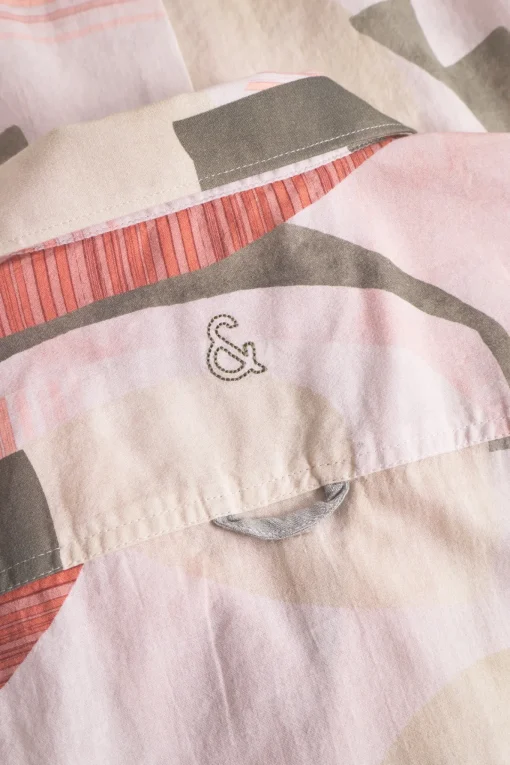 Herren Colours & Sons Kurzarmhemd mit Allover-Print