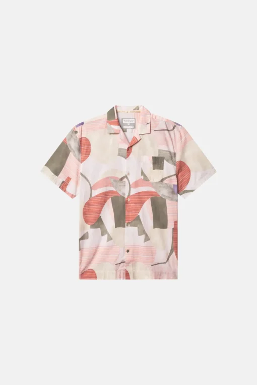 Herren Colours & Sons Kurzarmhemd mit Allover-Print