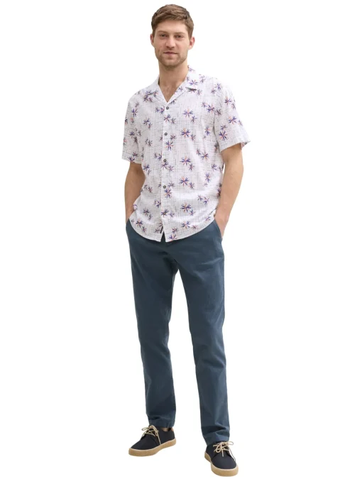 Herren Tom Tailor Kurzarmhemd mit Muster