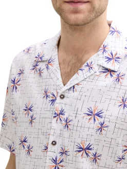 Herren Tom Tailor Kurzarmhemd mit Muster