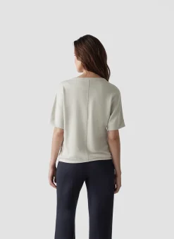 Damen Lecomte Kurzarm-Shirt mit edlem Design