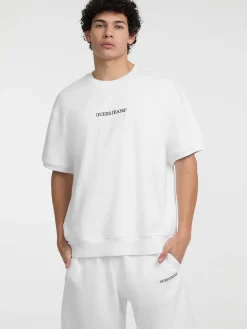 Herren GUESS JEANS Kurzarm-Sweatshirt