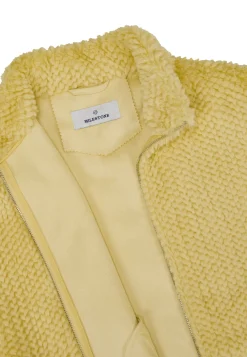 Damen Milestone Kurze Cape-Weste in Fake Pelz
