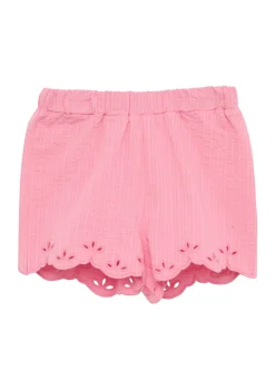 Kinder s.Oliver Kurze Hose im Loose Fit mit Stickerei