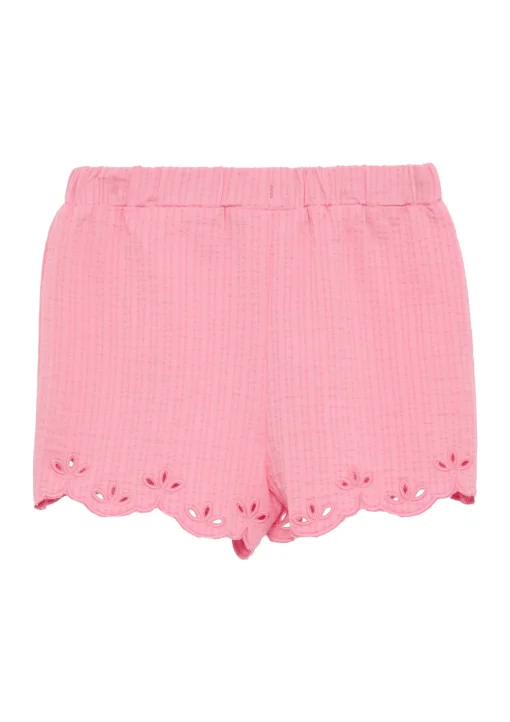 Kinder s.Oliver Kurze Hose im Loose Fit mit Stickerei