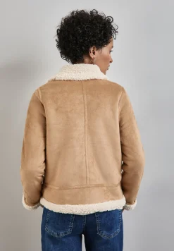 Damen Street One Kurze Jacke mit Teddy-Fell