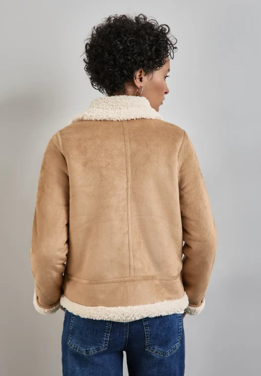 Damen Street One Kurze Jacke mit Teddy-Fell