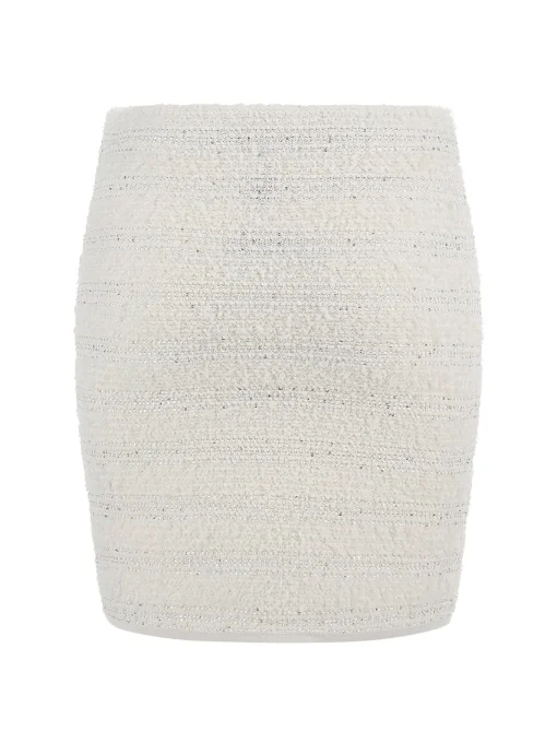 Damen Marciano by Guess Kurzer Bouclé-Rock