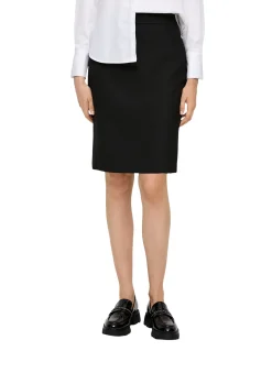 Damen s.Oliver BLACK LABEL Kurzer Rock aus Viskosemix