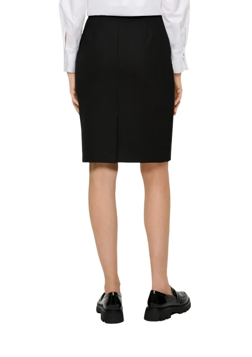 Damen s.Oliver BLACK LABEL Kurzer Rock aus Viskosemix