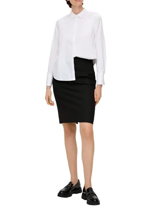 Damen s.Oliver BLACK LABEL Kurzer Rock aus Viskosemix