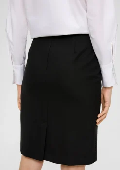 Damen s.Oliver BLACK LABEL Kurzer Rock aus Viskosemix