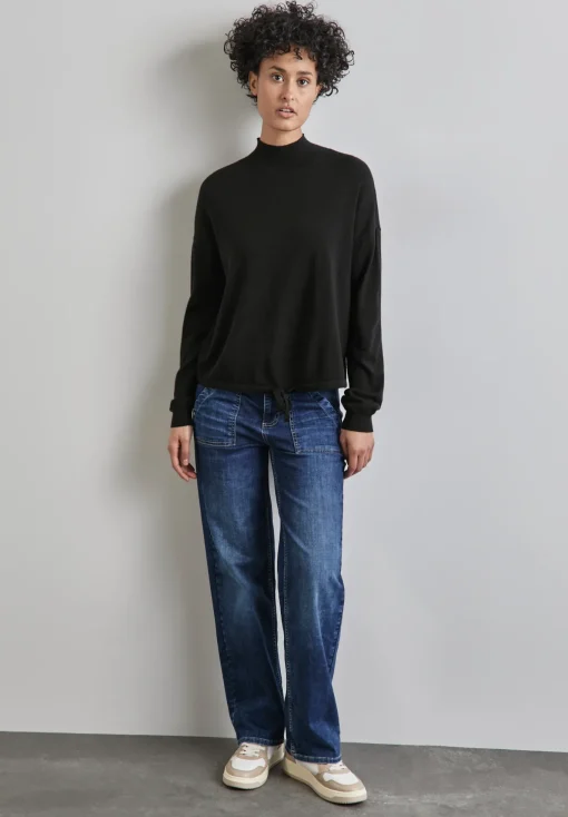 Damen Street One Kurzer Turtleneck-Sweater