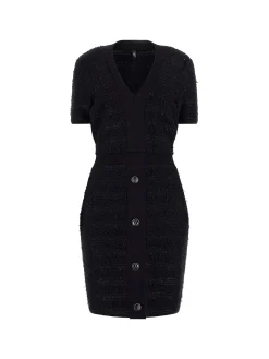 Damen Marciano by Guess Kurzes Bouclé-Strickkleid
