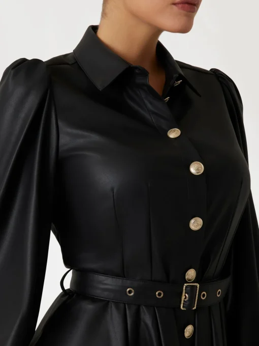 Damen Marciano by Guess Kurzes glockiges Hemdblusenkleid