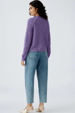 Damen Oui LAFONYA Strickjacke Baumwollmischung