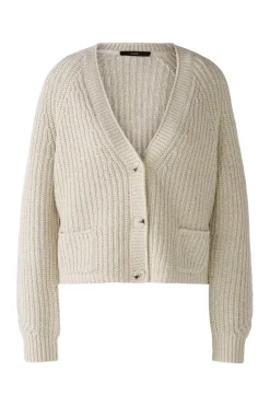 Damen Oui LAFONYA Strickjacke Baumwollmischung