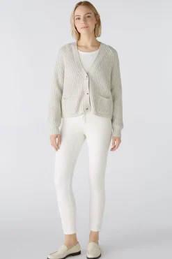 Damen Oui LAFONYA Strickjacke Baumwollmischung
