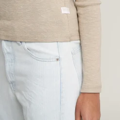 Damen G-Star Langarm Poloshirt Slim