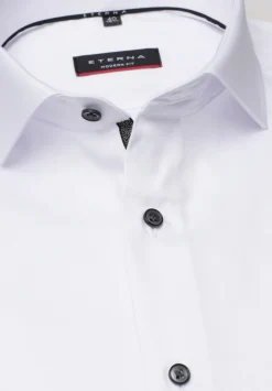 Herren Eterna Langarmhemd Modern Fit