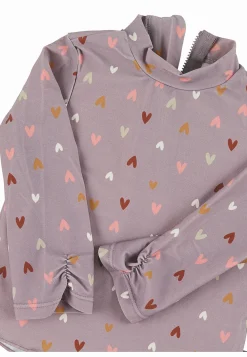 Kinder Sterntaler Langarm-Schwimmshirt Herz