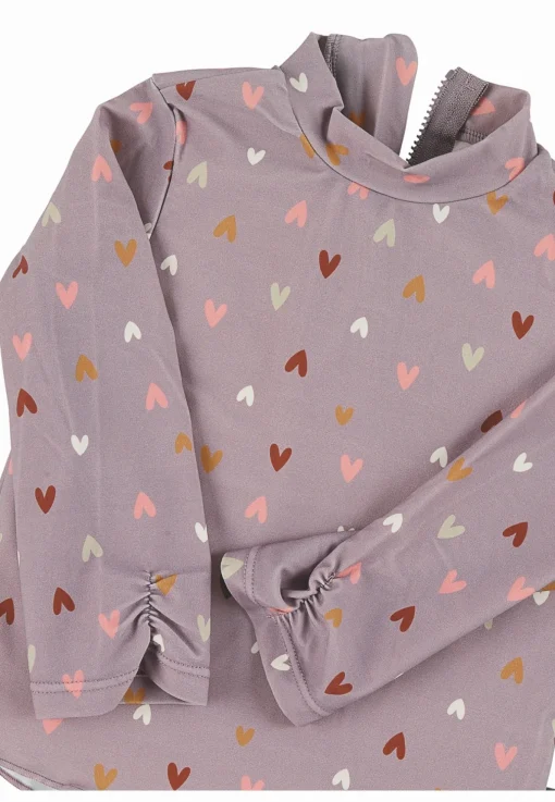 Kinder Sterntaler Langarm-Schwimmshirt Herz