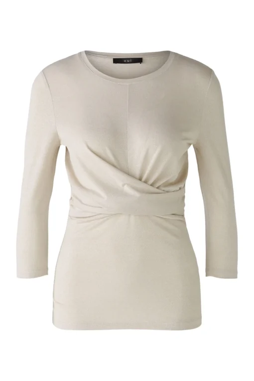 Damen Oui Langarmshirt