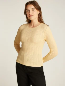 Damen Tommy Jeans Langarmshirt