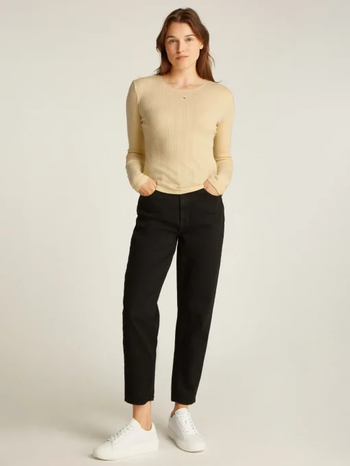 Damen Tommy Jeans Langarmshirt
