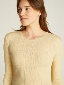 Damen Tommy Jeans Langarmshirt