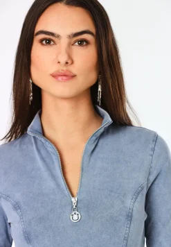 Damen Hugo Blue Langarmshirt