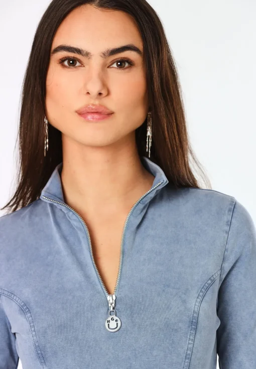 Damen Hugo Blue Langarmshirt