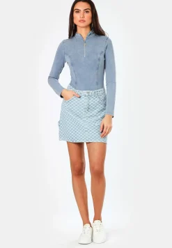 Damen Hugo Blue Langarmshirt